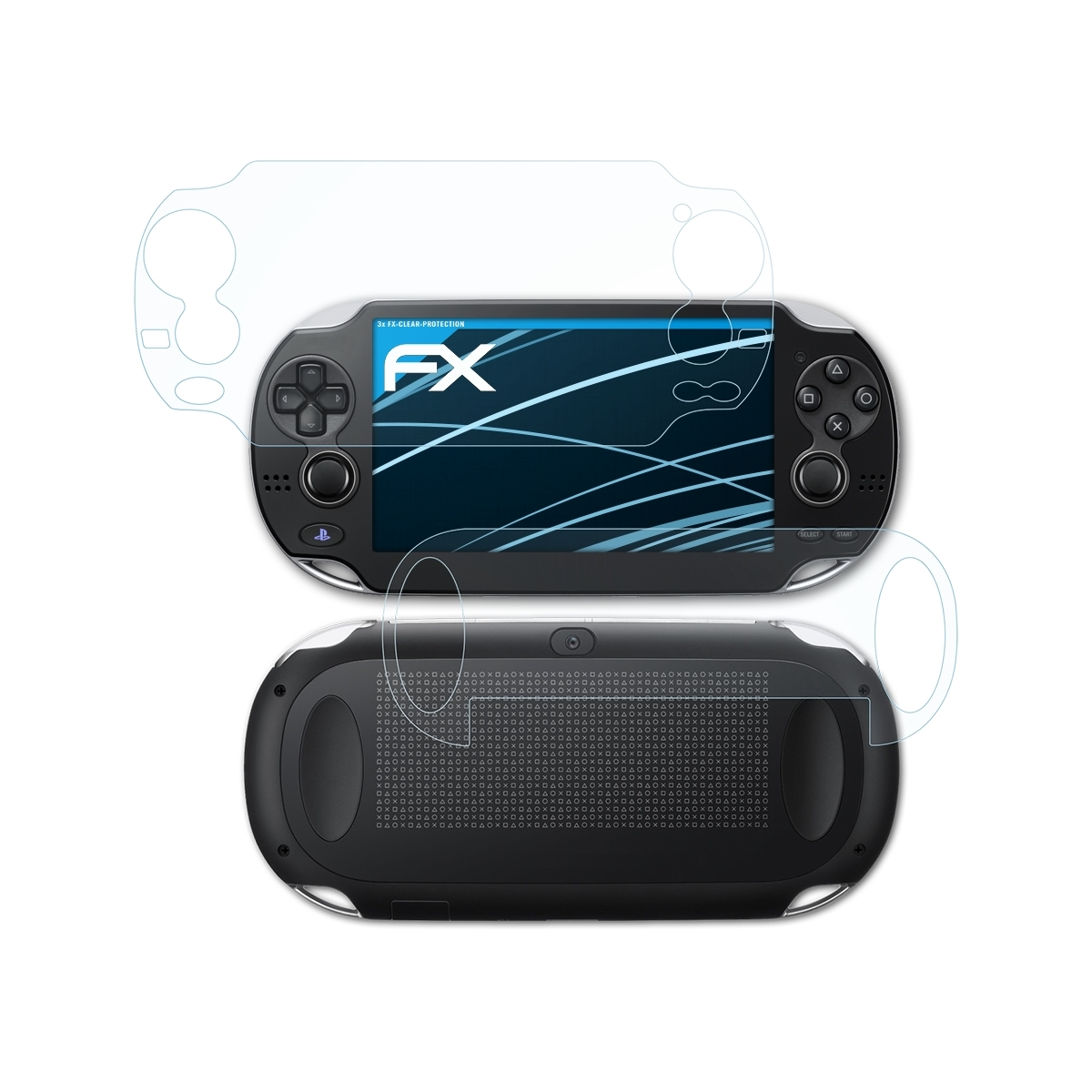 Sony ATFOLIX FX-Clear Displayschutz(für PlayStation Vita) 3x