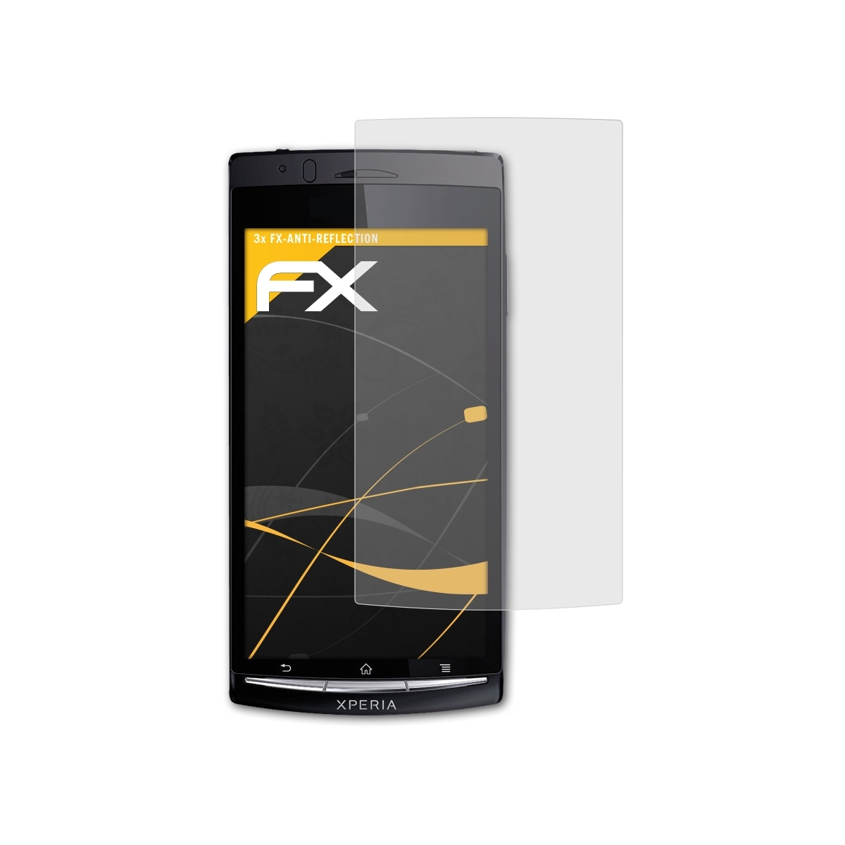 ATFOLIX 3x FX-Antireflex S) Xperia Displayschutz(für Sony-Ericsson arc