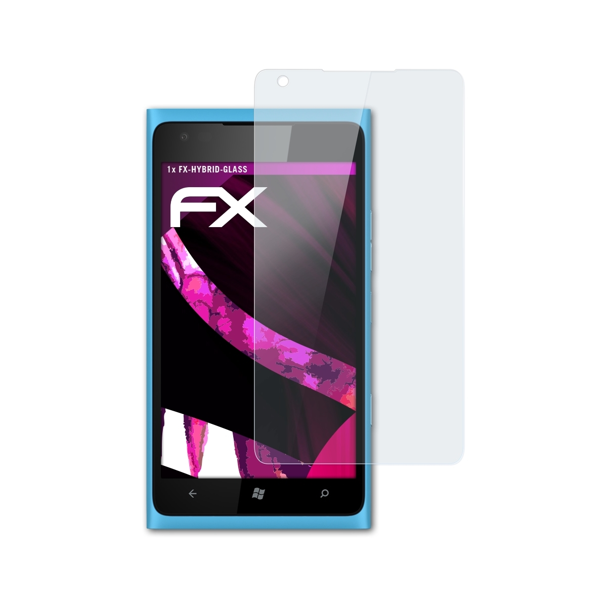 Nokia ATFOLIX FX-Hybrid-Glass Lumia 900) Schutzglas(für