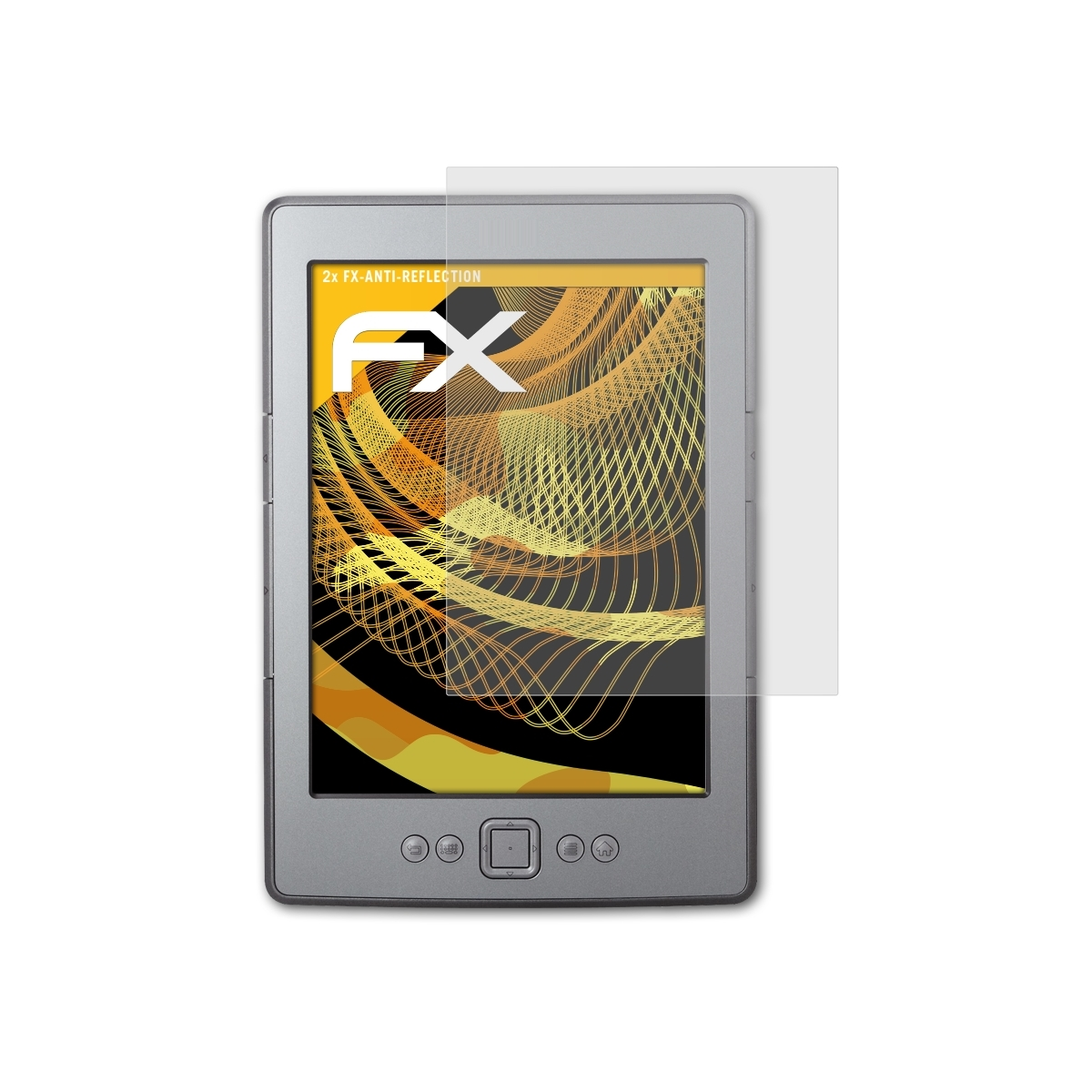 4 FX-Antireflex (Model Kindle Displayschutz(für 2011)) ATFOLIX Amazon 2x