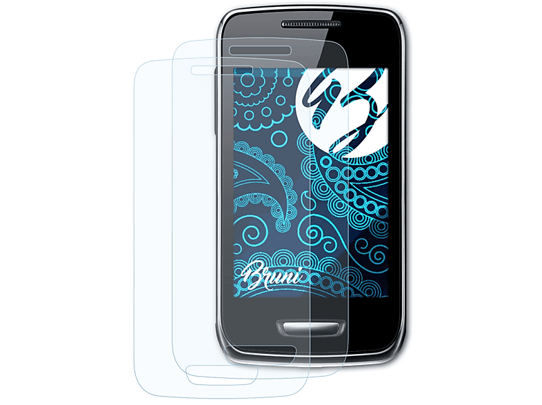 Basics-Clear Y 2x Wave Schutzfolie(für (GT-S5380)) BRUNI Samsung