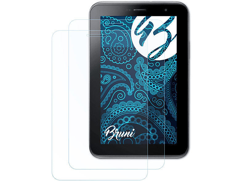 BRUNI 2x Basics-Clear Tab 7.0 2 (GT-P3100)) Samsung Galaxy Schutzfolie(für