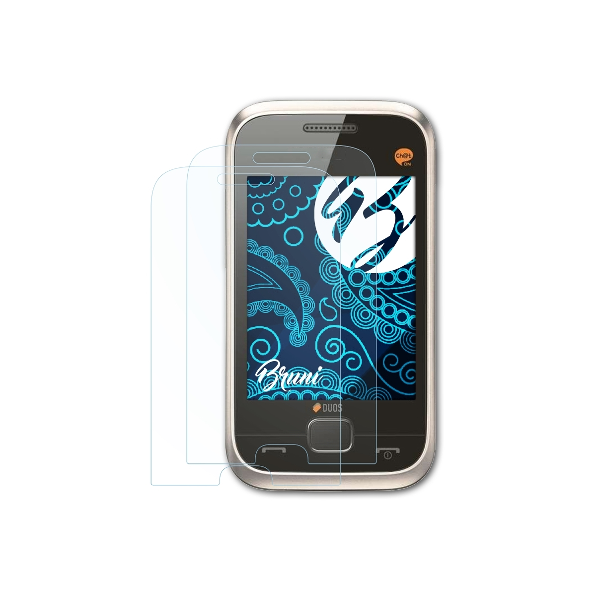 BRUNI Champ Basics-Clear Deluxe Samsung 2x Schutzfolie(für (C3310))