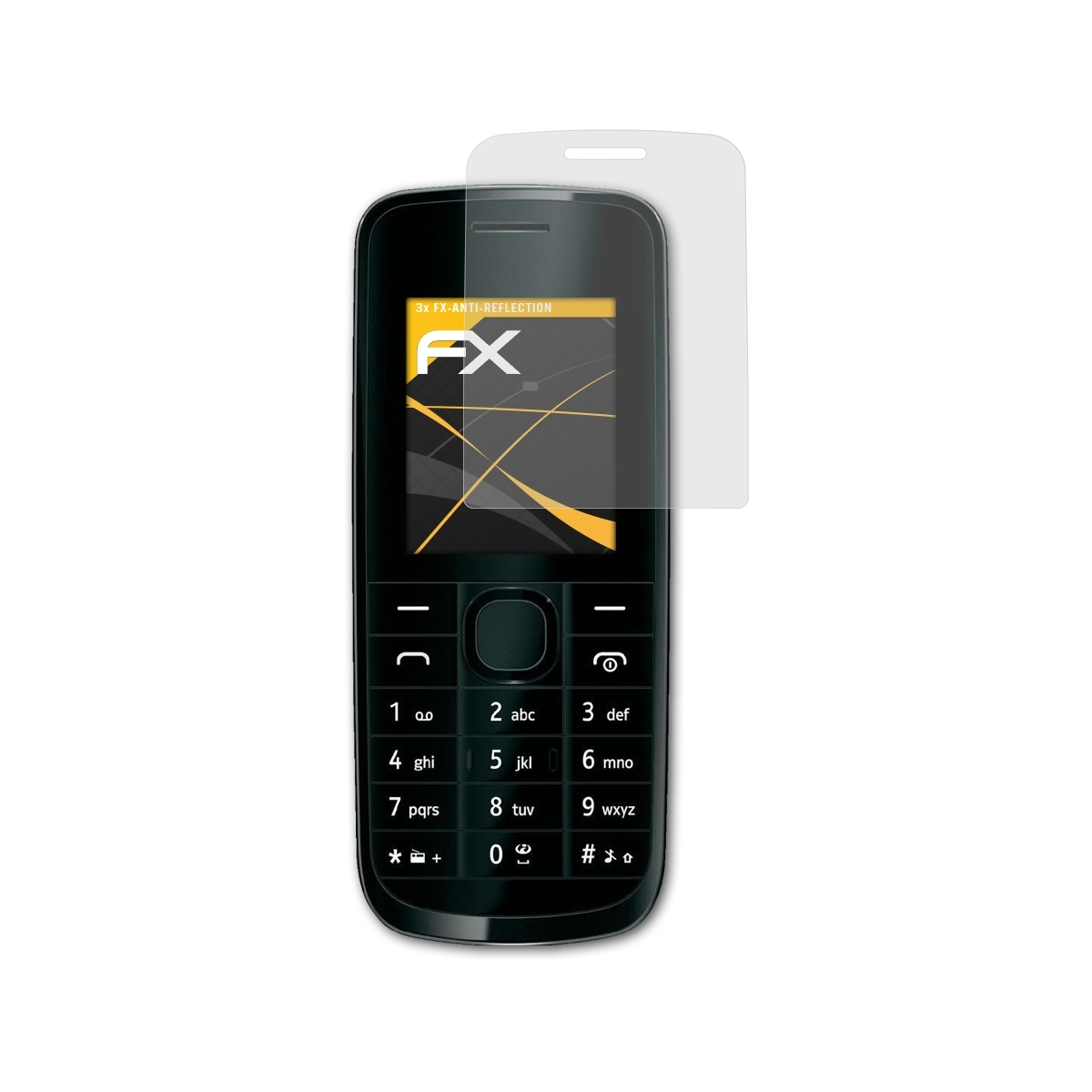 3x FX-Antireflex 113) ATFOLIX Nokia Displayschutz(für
