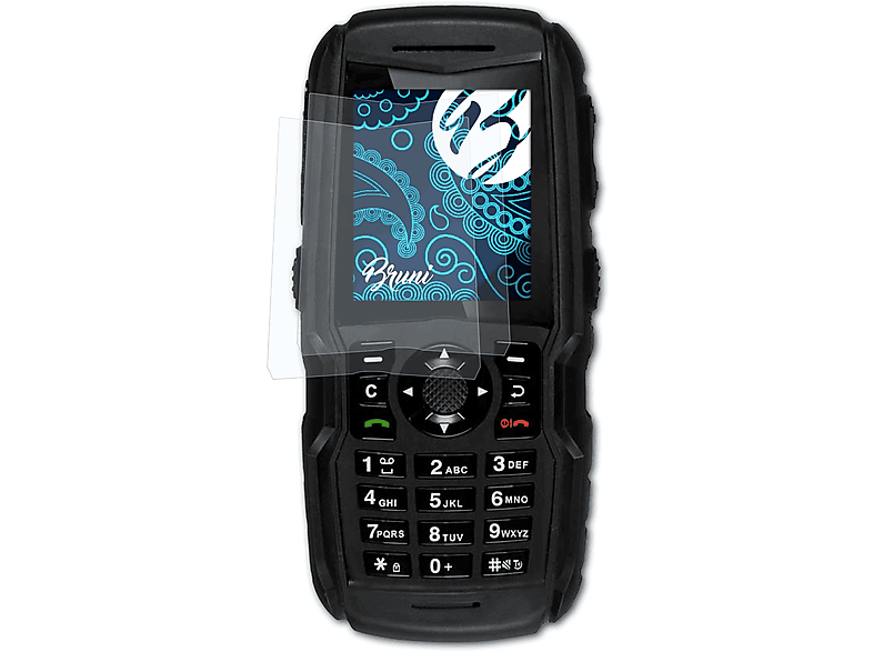 XP5300 BRUNI 2x Sonim 3G) Force Schutzfolie(für Basics-Clear