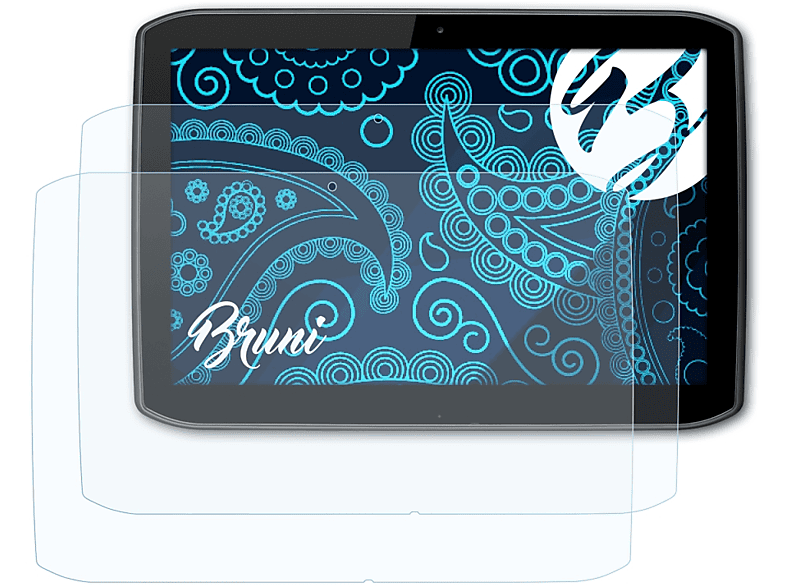 XOOM Basics-Clear 2x BRUNI Schutzfolie(für Motorola 2)