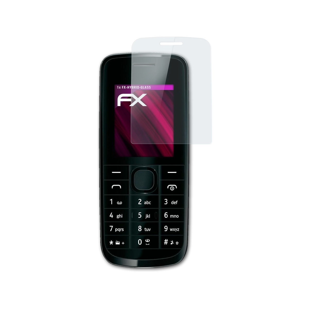 FX-Hybrid-Glass Schutzglas(für Nokia ATFOLIX 113)
