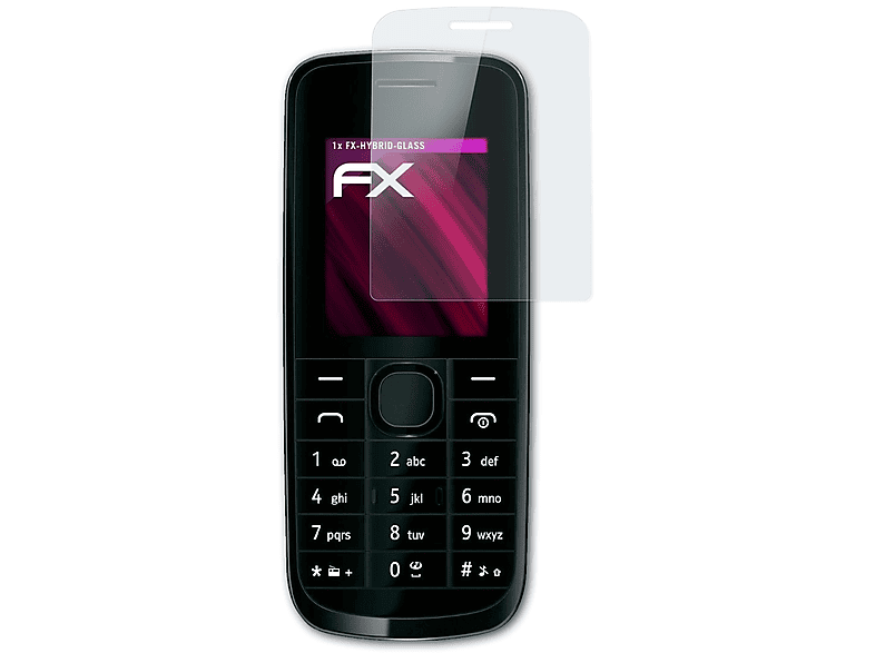 ATFOLIX FX-Hybrid-Glass Schutzglas(für Nokia 113)