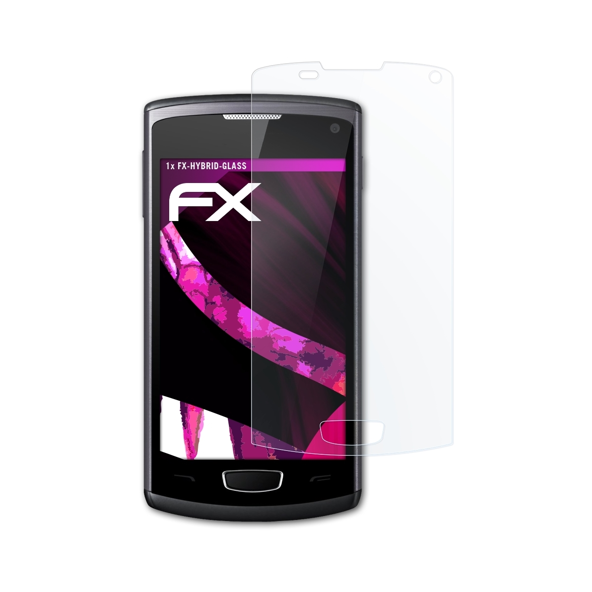 ATFOLIX FX-Hybrid-Glass Schutzglas(für Samsung (GT-S8600)) 3 Wave
