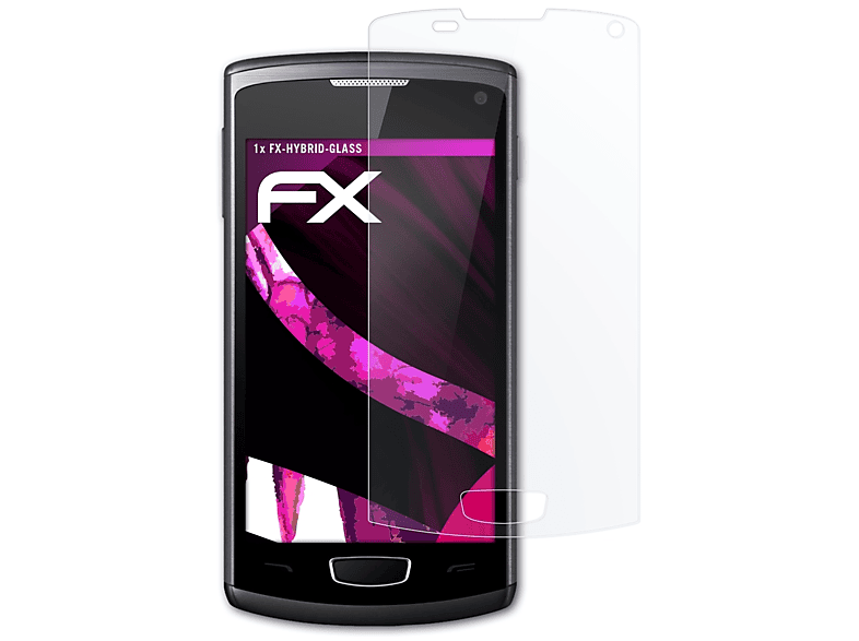 ATFOLIX FX-Hybrid-Glass Schutzglas(für Samsung Wave 3 (GT-S8600))