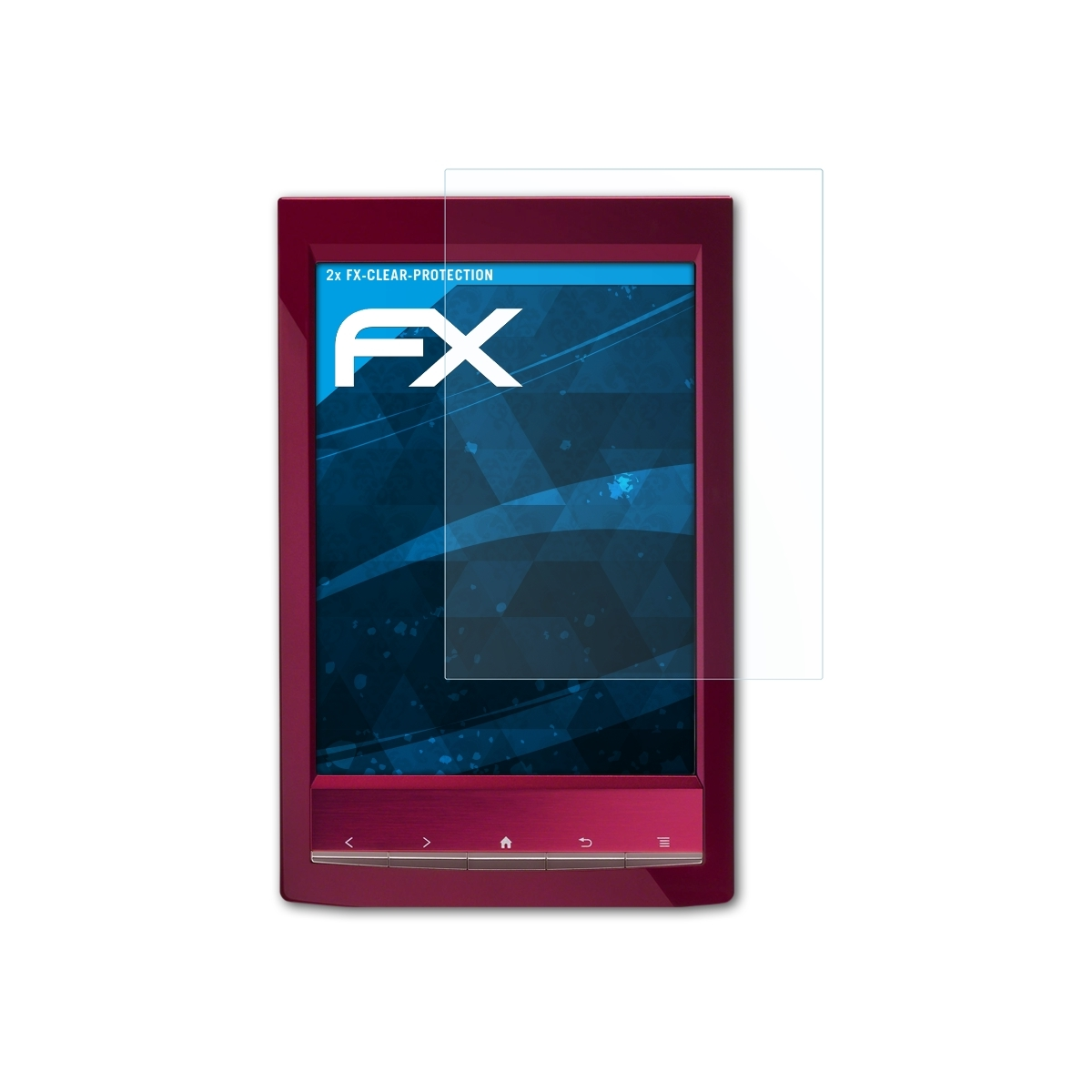 Displayschutz(für PRS-T1 Sony ATFOLIX Reader) FX-Clear 2x