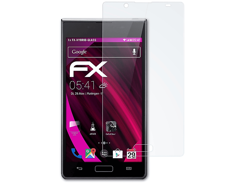 ATFOLIX FX-Hybrid-Glass Schutzglas(für LG Optimus L7 (P700))