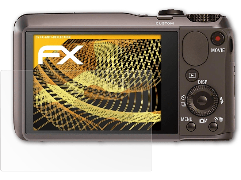 Sony ATFOLIX DSC-HX20V) FX-Antireflex Displayschutz(für 3x
