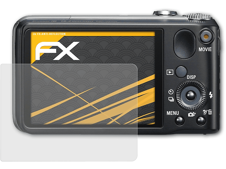 ATFOLIX 3x Displayschutz(für DSC-HX10V) FX-Antireflex Sony