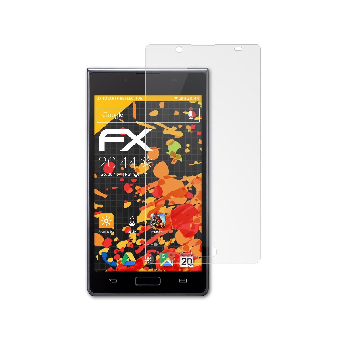 LG 3x FX-Antireflex (P700)) L7 ATFOLIX Optimus Displayschutz(für