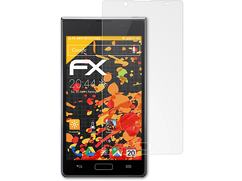 (P700)) Optimus LG ATFOLIX Displayschutz(für L7 FX-Antireflex 3x