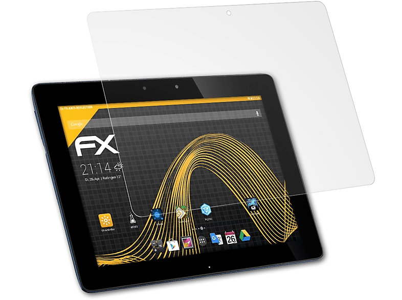 ATFOLIX 2x FX-Antireflex Asus Transformer Pad (TF300T)) Displayschutz(für