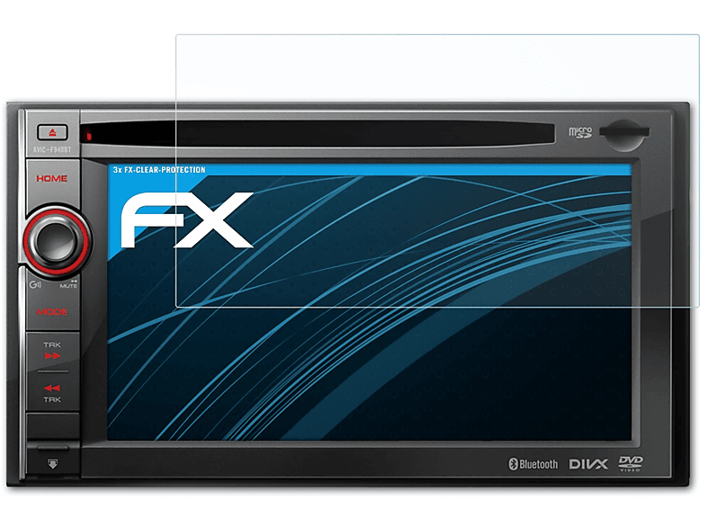 ATFOLIX 3x FX-Clear Pioneer Avic-F940BT) Displayschutz(für