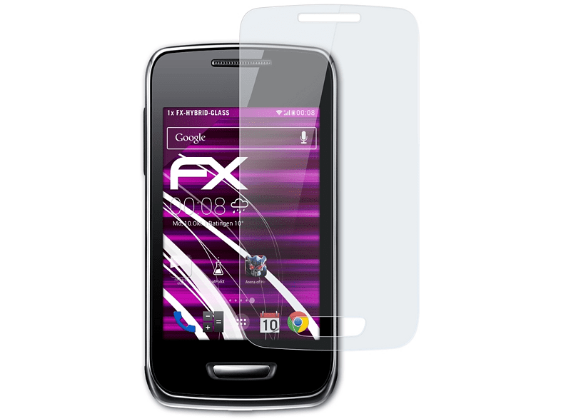 ATFOLIX FX-Hybrid-Glass Schutzglas(für Samsung Wave Y (GT-S5380))