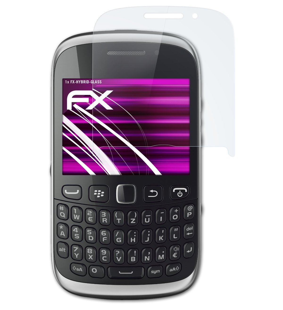 FX-Hybrid-Glass Blackberry Schutzglas(für ATFOLIX Curve 9320)