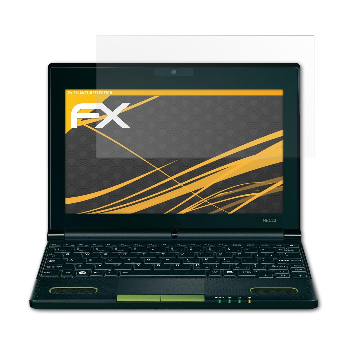 FX-Antireflex ATFOLIX Toshiba Displayschutz(für 2x NB550D-111)