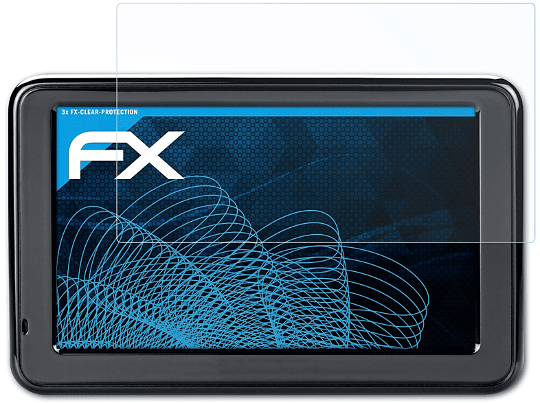Garmin ATFOLIX FX-Clear 2445) 3x nüvi Displayschutz(für