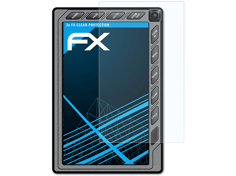 ATFOLIX 3x FX-Clear Displayschutz(für AvMap EKP V)