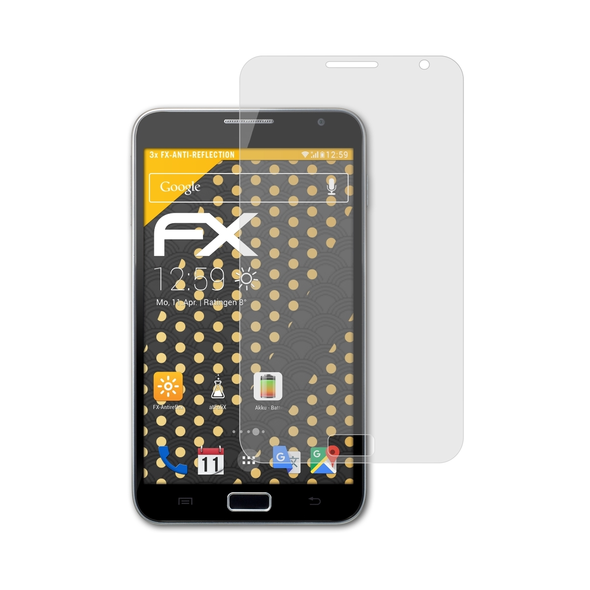 Displayschutz(für FX-Antireflex ATFOLIX 3x Note Galaxy (GT-N7000)) Samsung