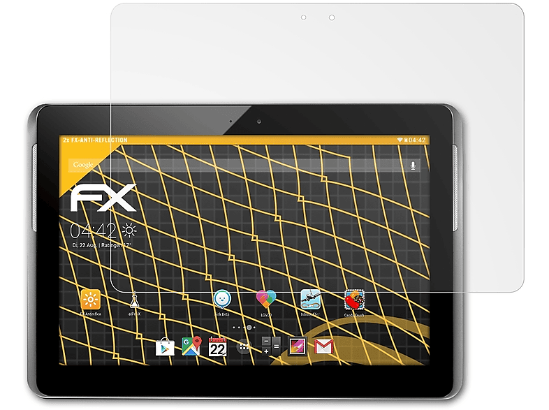 ATFOLIX 2x FX-Antireflex Displayschutz(für Samsung Galaxy Tab 2 10.1)