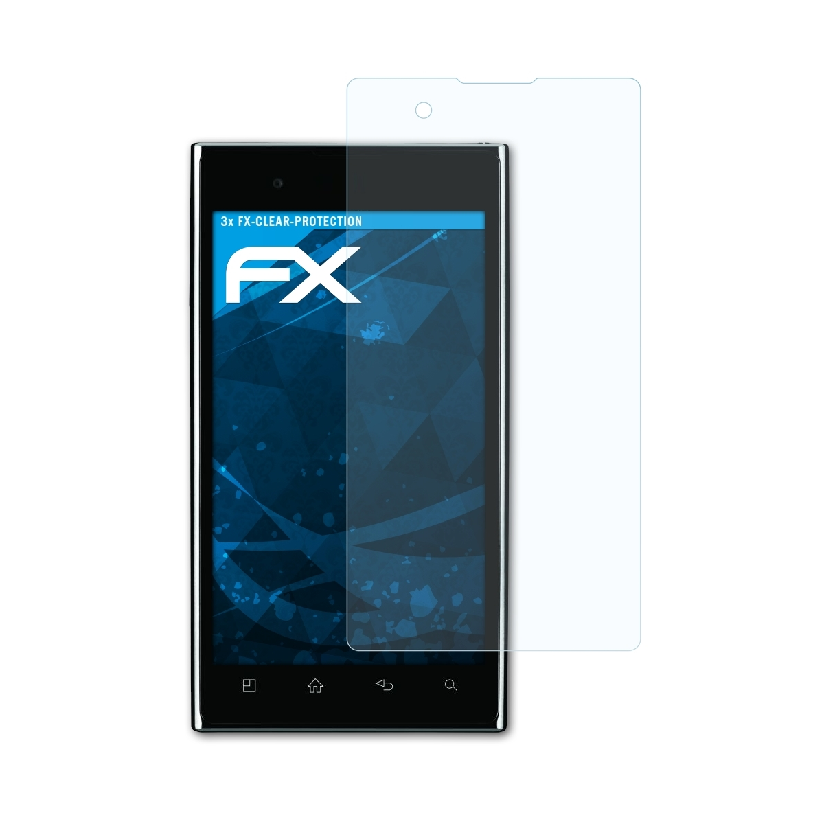 ATFOLIX 3x FX-Clear Displayschutz(für LG Phone (P940)) Prada 3.0