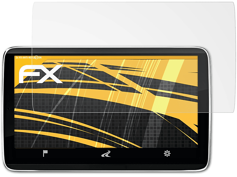 ATFOLIX 3x FX-Antireflex Displayschutz(für Navigon 92 Premium)