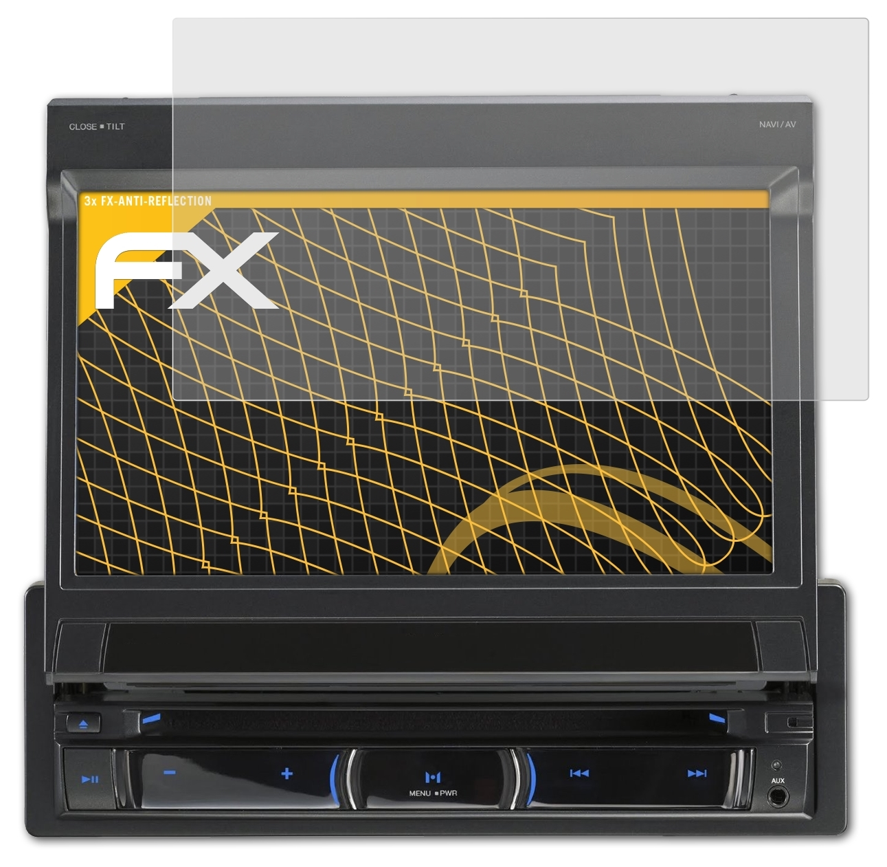 NZ501E) FX-Antireflex ATFOLIX 3x Displayschutz(für Clarion