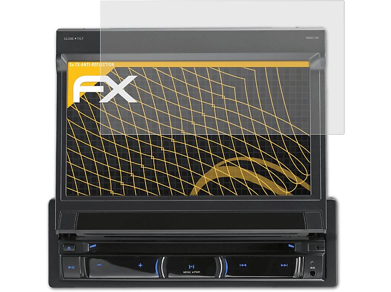 3x Displayschutz(für NZ501E) FX-Antireflex ATFOLIX Clarion