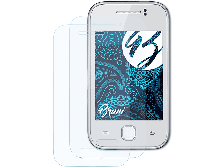 BRUNI Samsung Y Schutzfolie(für Basics-Clear Galaxy 2x (GT-S5363))