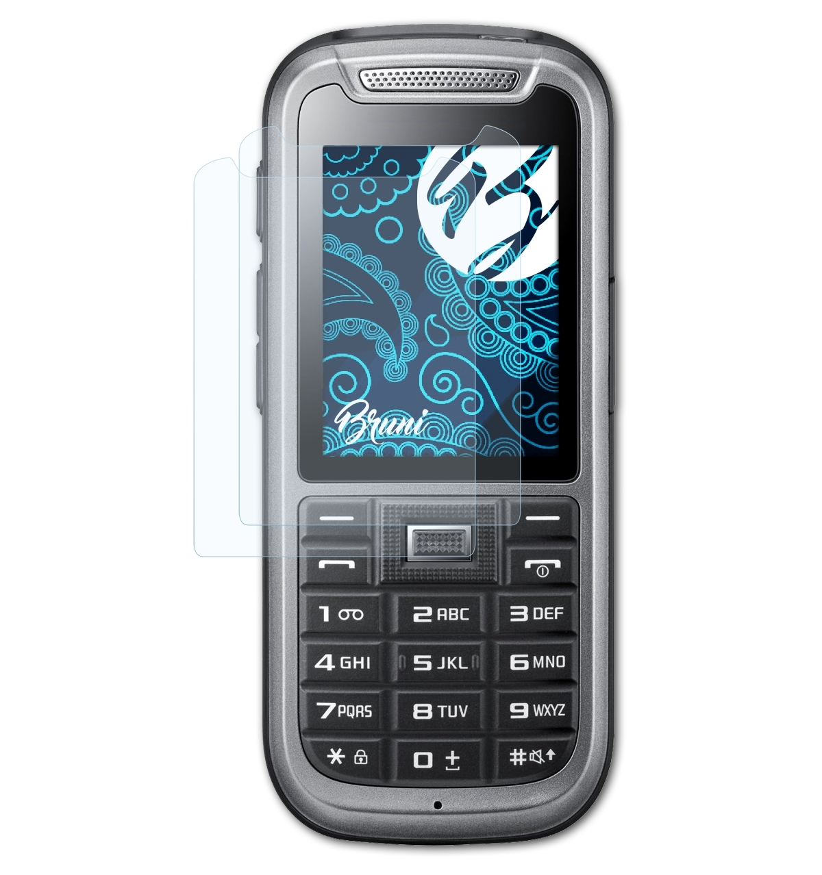 Samsung / 2x Schutzfolie(für BRUNI C3350 C3350G) Basics-Clear