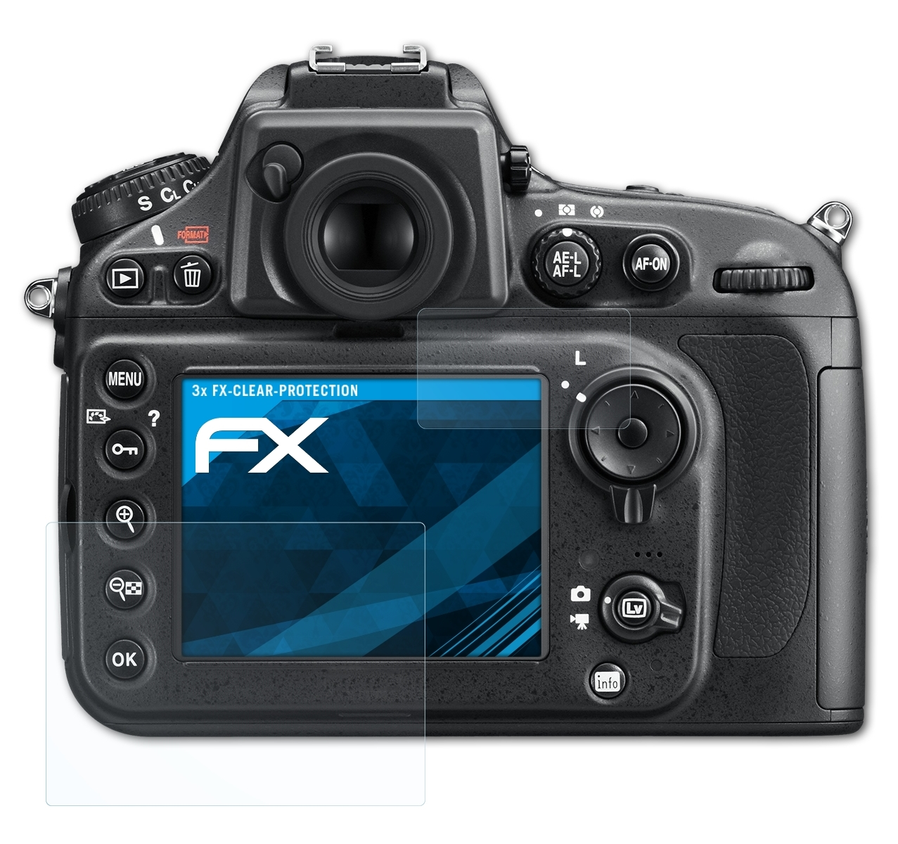 Displayschutz(für FX-Clear Nikon 3x D800E) ATFOLIX