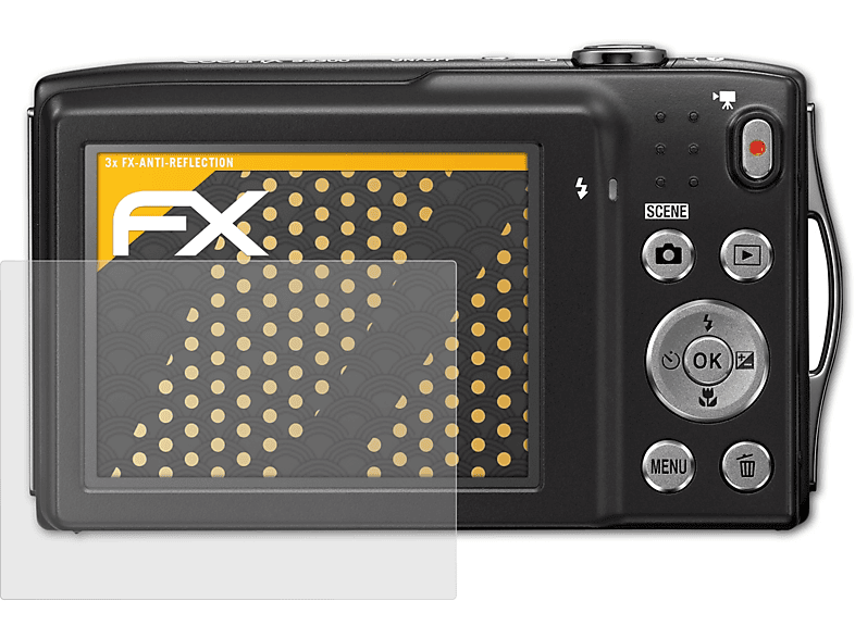 ATFOLIX 3x FX-Antireflex Displayschutz(für Nikon Coolpix S3300)