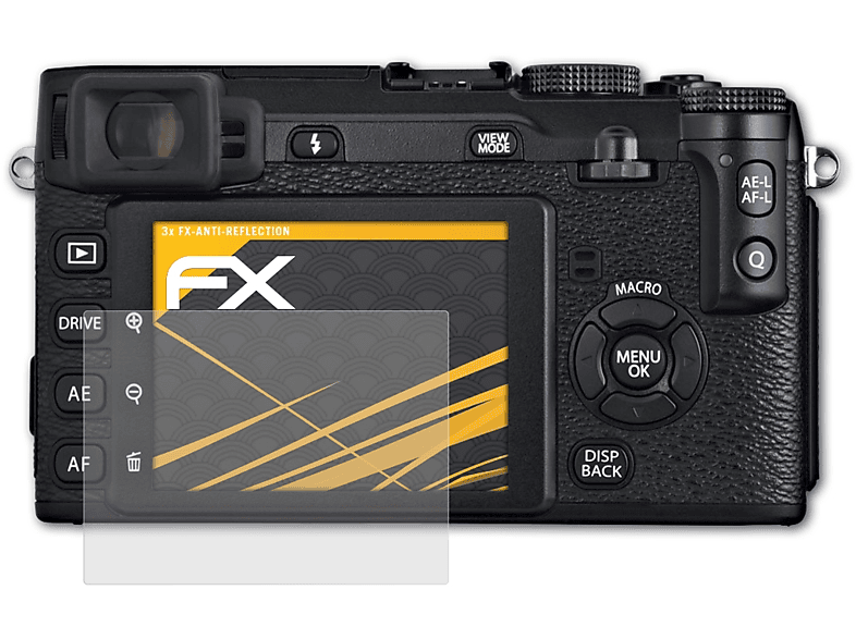 ATFOLIX 3x FX-Antireflex Displayschutz(für Fujifilm X-E1)