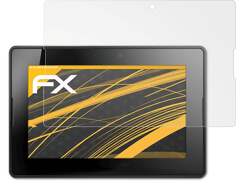 Displayschutz(für LTE Blackberry PlayBook) 4G ATFOLIX FX-Antireflex 2x
