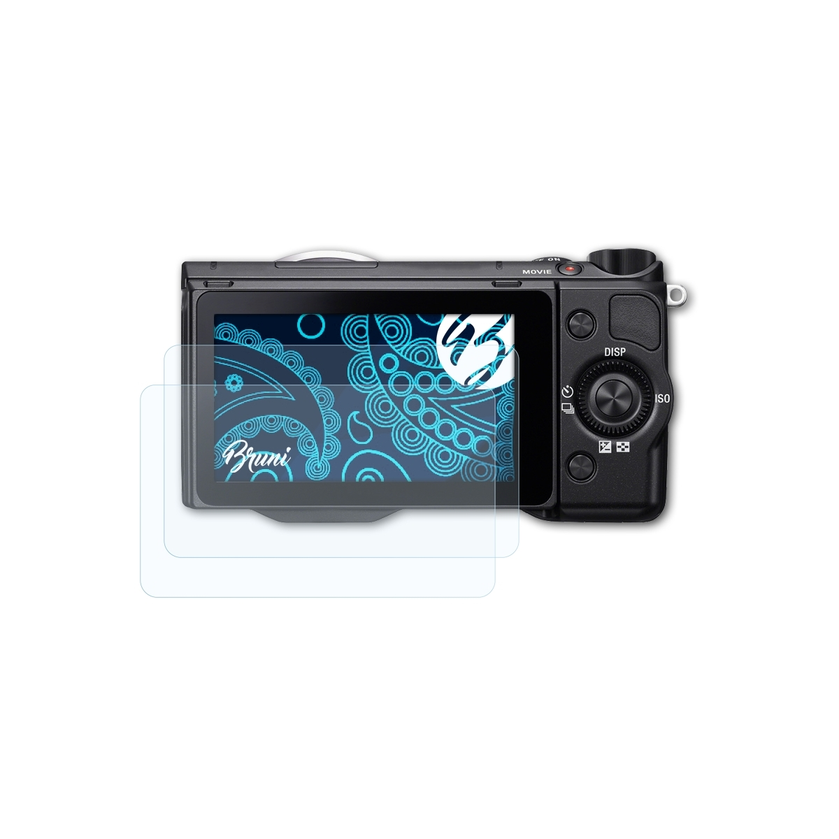 BRUNI 2x Sony NEX-5R) Basics-Clear Schutzfolie(für