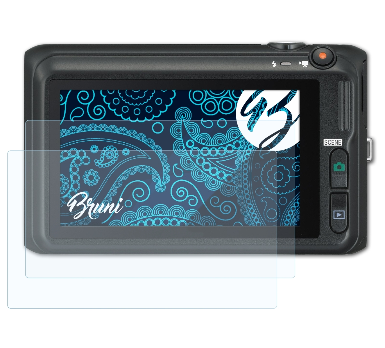 BRUNI 2x Basics-Clear Schutzfolie(für S6400) Coolpix Nikon