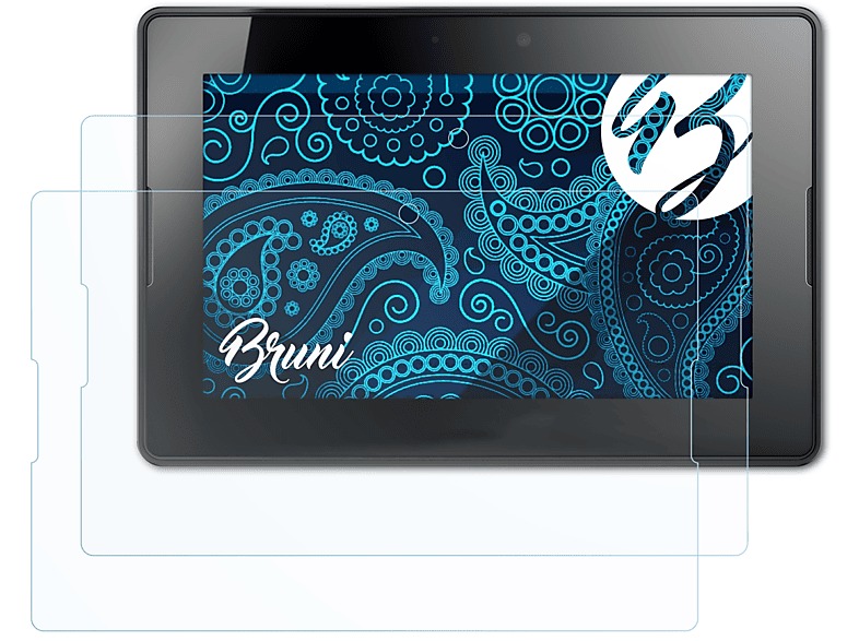 BRUNI 2x LTE Schutzfolie(für Basics-Clear Blackberry PlayBook) 4G