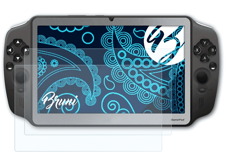 Basics-Clear BRUNI GamePad 2x Schutzfolie(für Archos (A70GP))