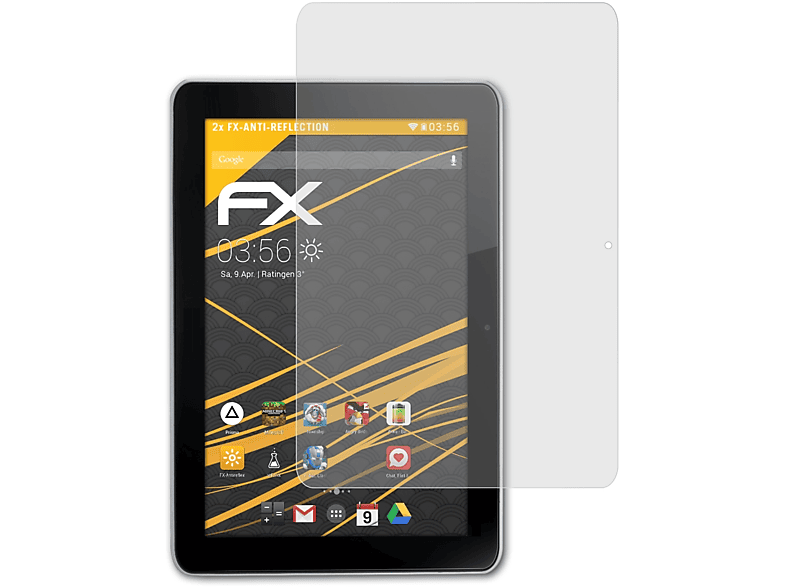 ATFOLIX 2x FX-Antireflex Displayschutz(für Acer Iconia A210)