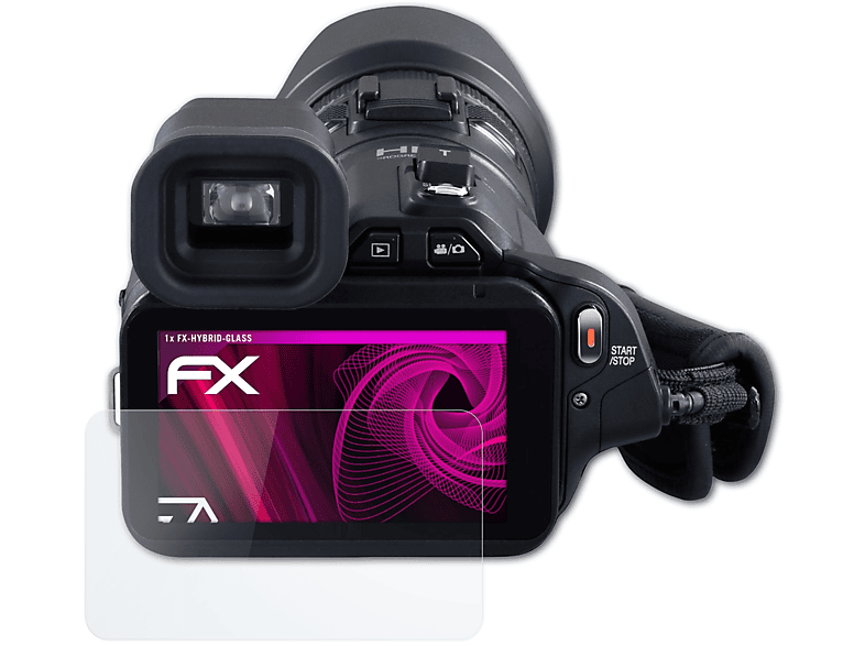 FX-Hybrid-Glass JVC ATFOLIX GC-PX100) Schutzglas(für