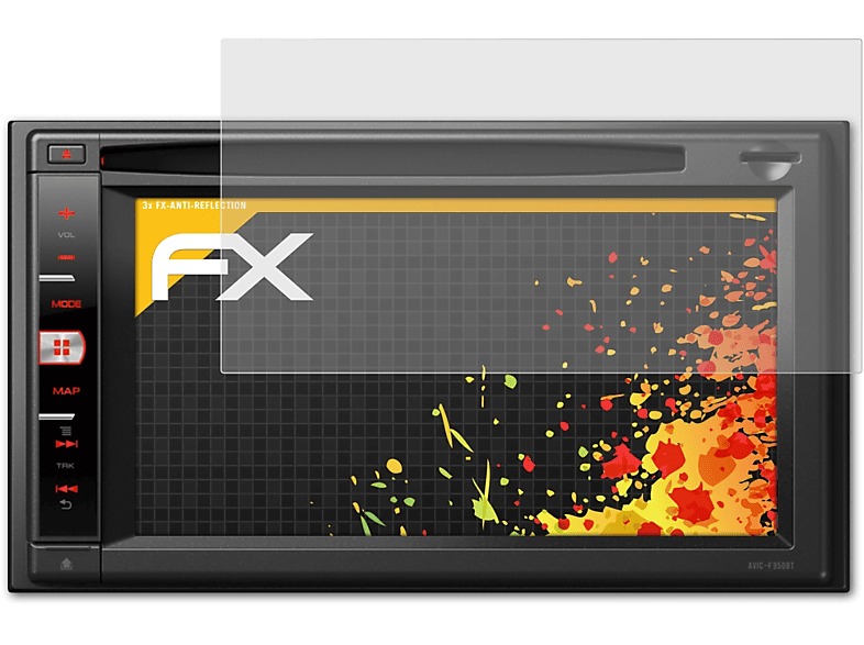 3x Avic-F950BT) Pioneer FX-Antireflex Displayschutz(für ATFOLIX