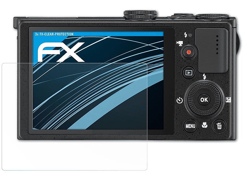 ATFOLIX 3x FX-Clear Displayschutz(für Nikon Coolpix P330)