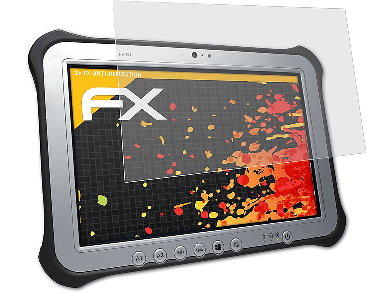 ATFOLIX 2x FX-Antireflex Displayschutz(für Panasonic FZ-G1) ToughPad
