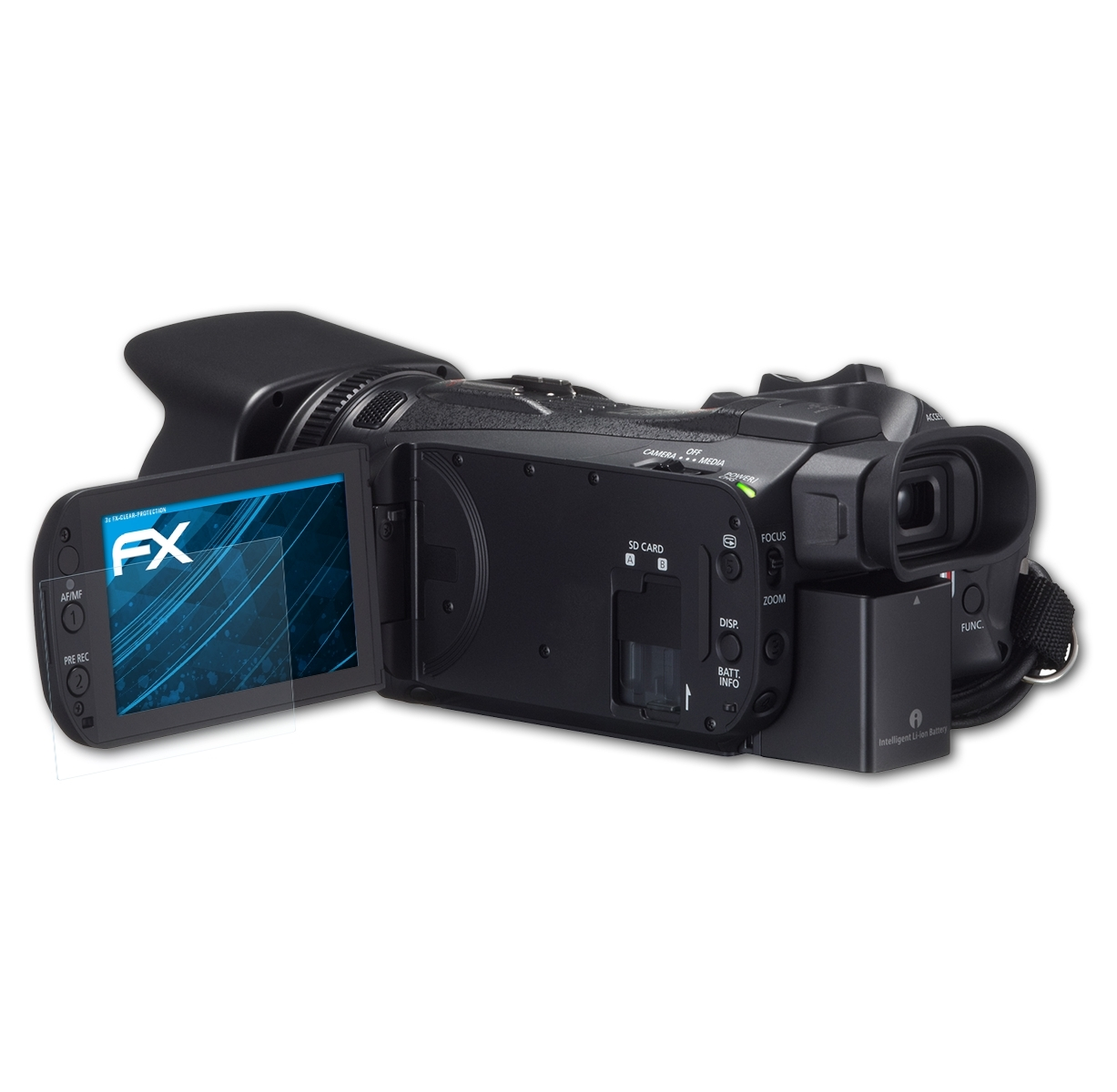 ATFOLIX 3x FX-Clear Displayschutz(für Legria HF (Vixia) Canon G30)