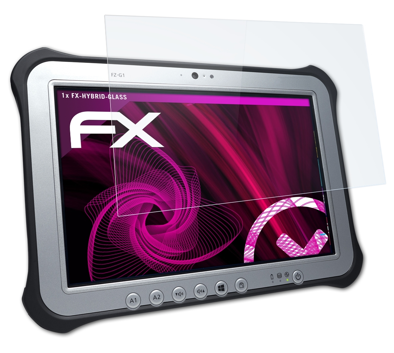 FZ-G1) Schutzglas(für ToughPad FX-Hybrid-Glass Panasonic ATFOLIX